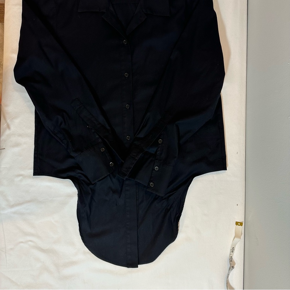 Reformation Hansen Tie Front Button-Up Women’s Shirt Size M. - Picture 7 of 11